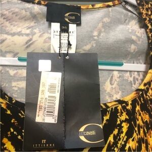 Cavalli bodycon NWOT dress animal print 38 xs/small